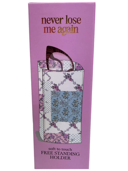 Quilt-patterned Free Standing Glasses Holder, “never lose me again,” soft to touch. Available in multiple sizes.