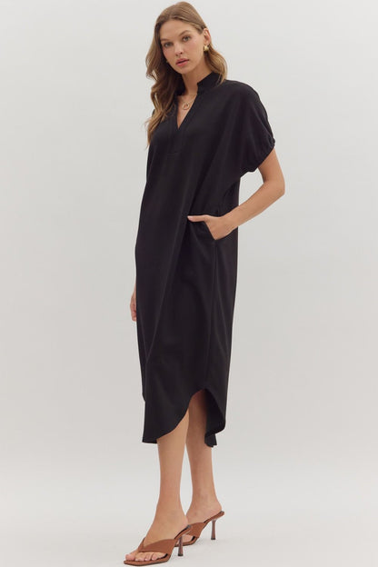 Comfy Black Dress
