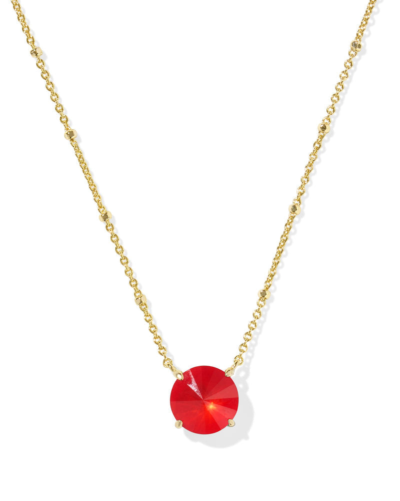 Jolie Short Red Stone Necklace