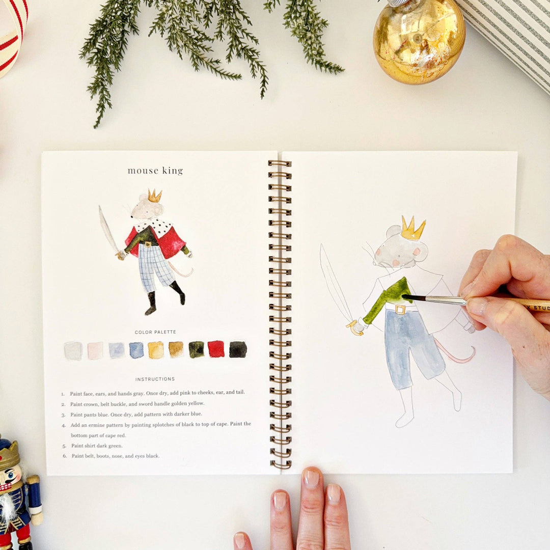 Nutcracker watercolor workbook.