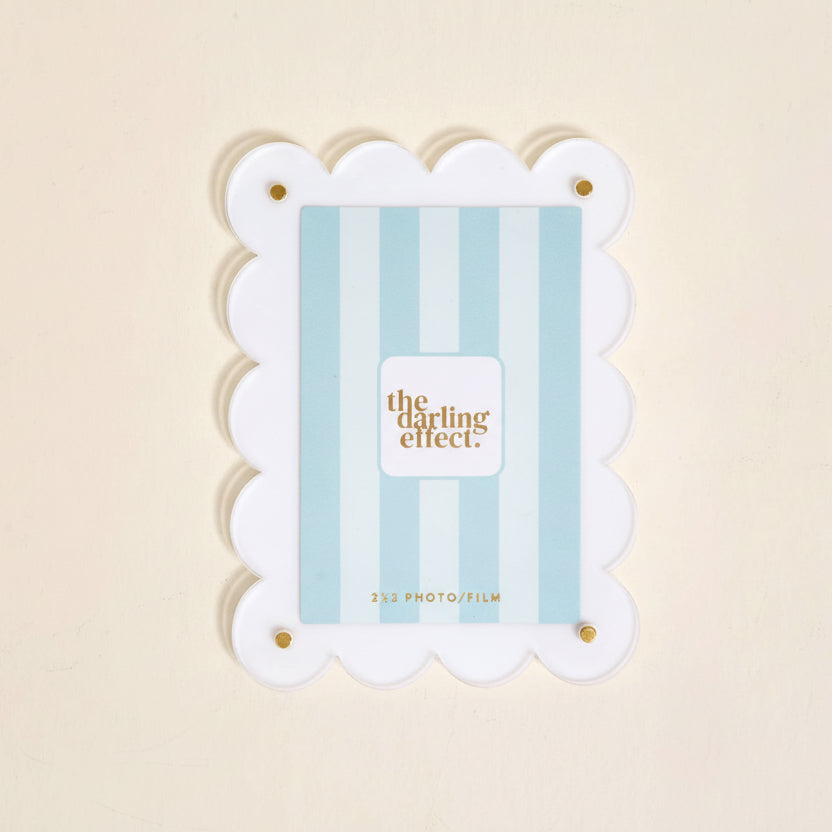 Mini Acrylic Picture Frame Magnet - Clear