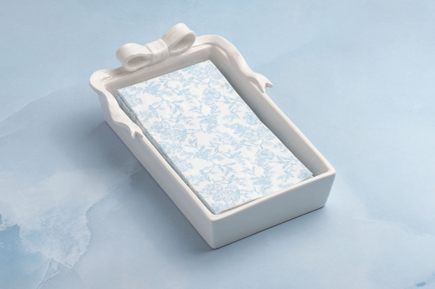 Bow Guest Napkin Holder | 2-piece Set