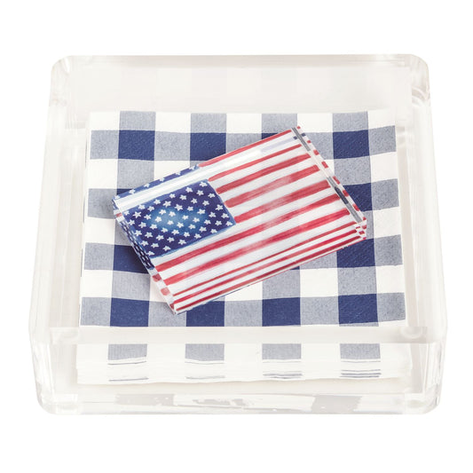 Flag Napkin Holder And Weight Set