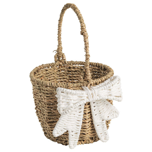 Woven Bow Easter Basket