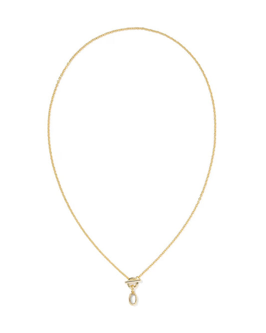 Mini Elisa Toggle Pendent Gold Necklace | Kendra Scott