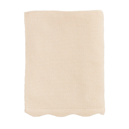Scalloped Throw Blanket