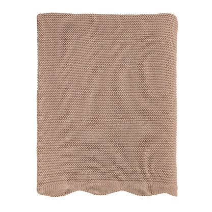 Scalloped Throw Blanket