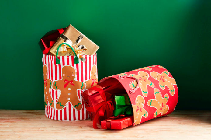 Two Gingerbread Oversized Totes.