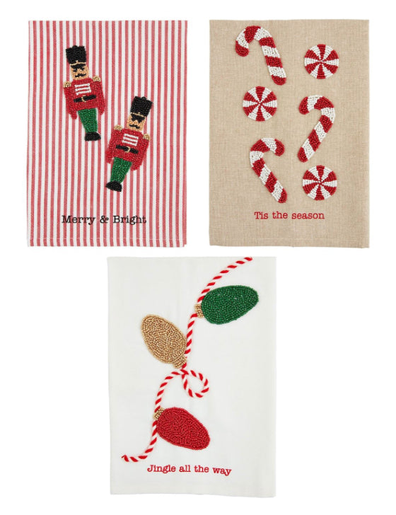 Christmas Bead Towels