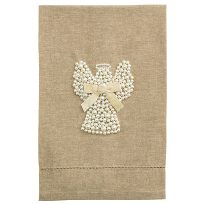 White Christmas Pearl Towels