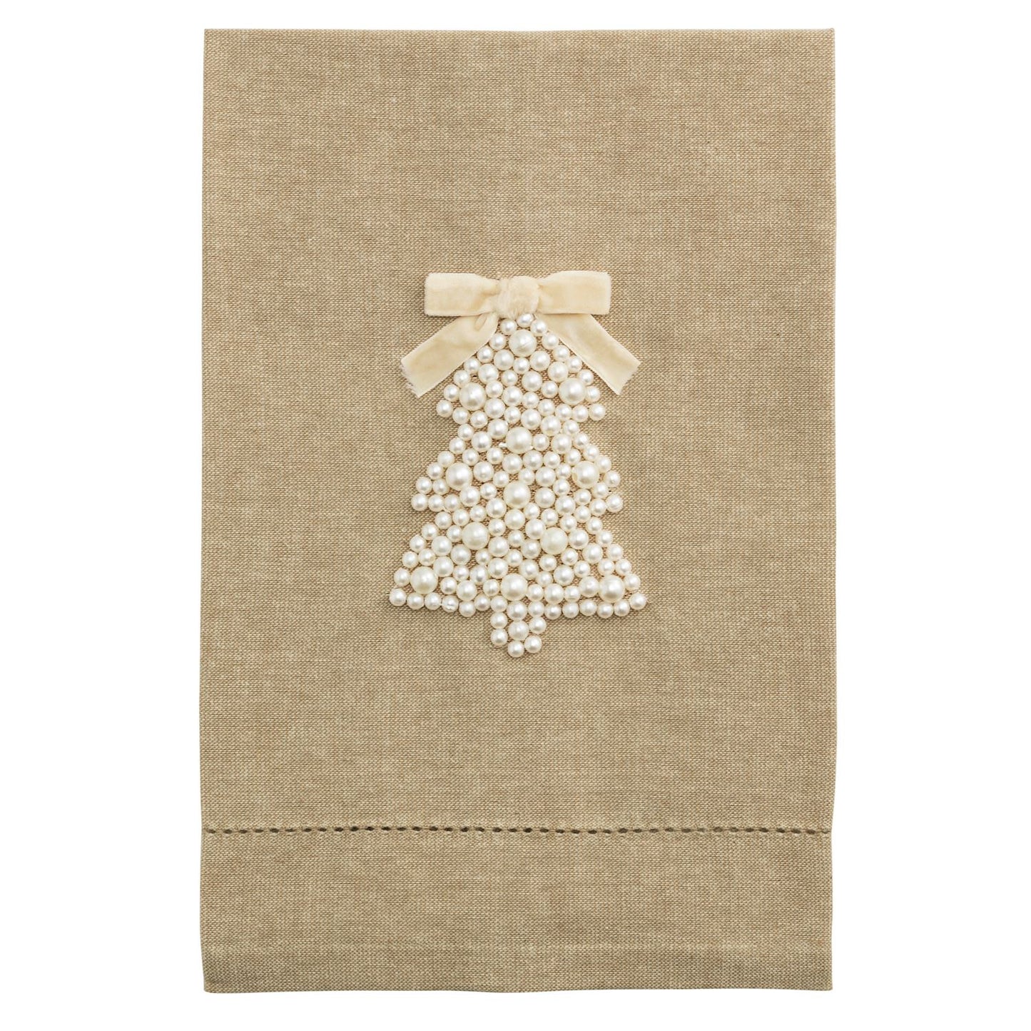 White Christmas Pearl Towels