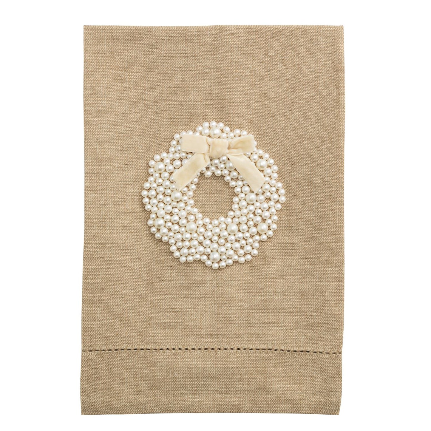 White Christmas Pearl Towels