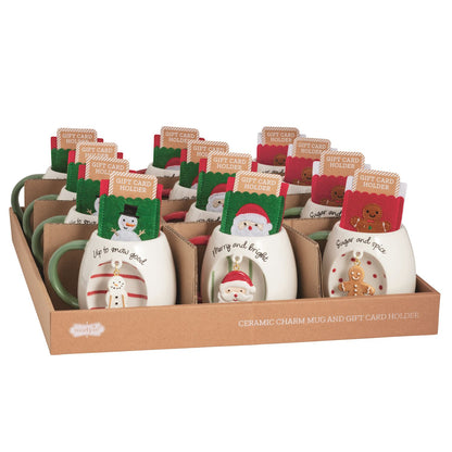 Holiday Charm Mug with Gift Card Set