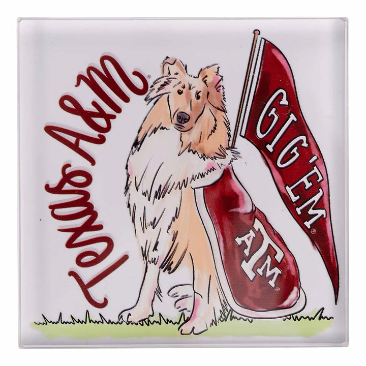 Texas A&amp;M Mascot Napkin Weight with "GIG &