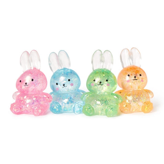 Squishy Glitter Bunny Toy