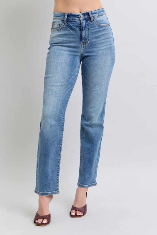 Judy Blue Jeans Vintage Wash Thermal Straight