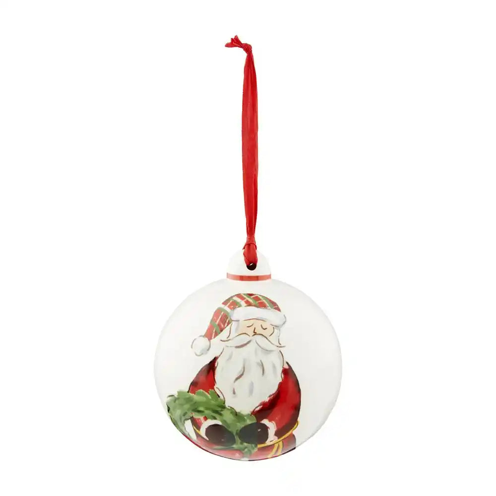 Christmas Ceramic Ball Ornament