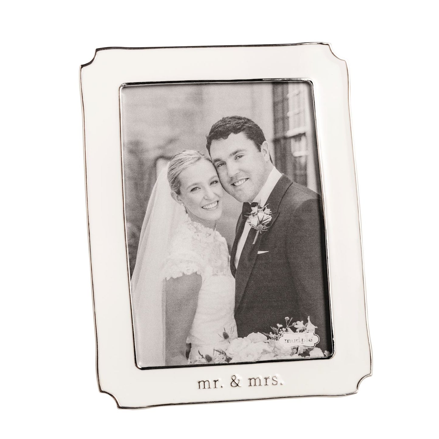 Mr. & Mrs. Small Enamel Frame