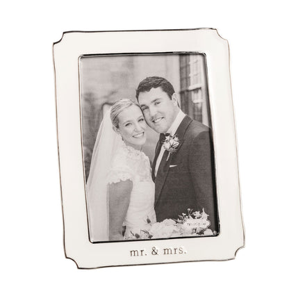 Mr. & Mrs. Small Enamel Frame