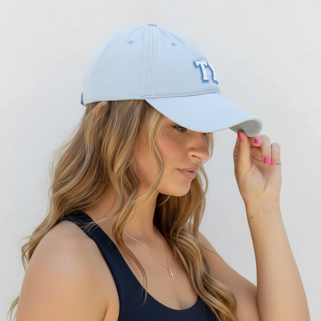 Texas Baseball Hat shown; available in S, M, L. Classic style with adjustable brim.