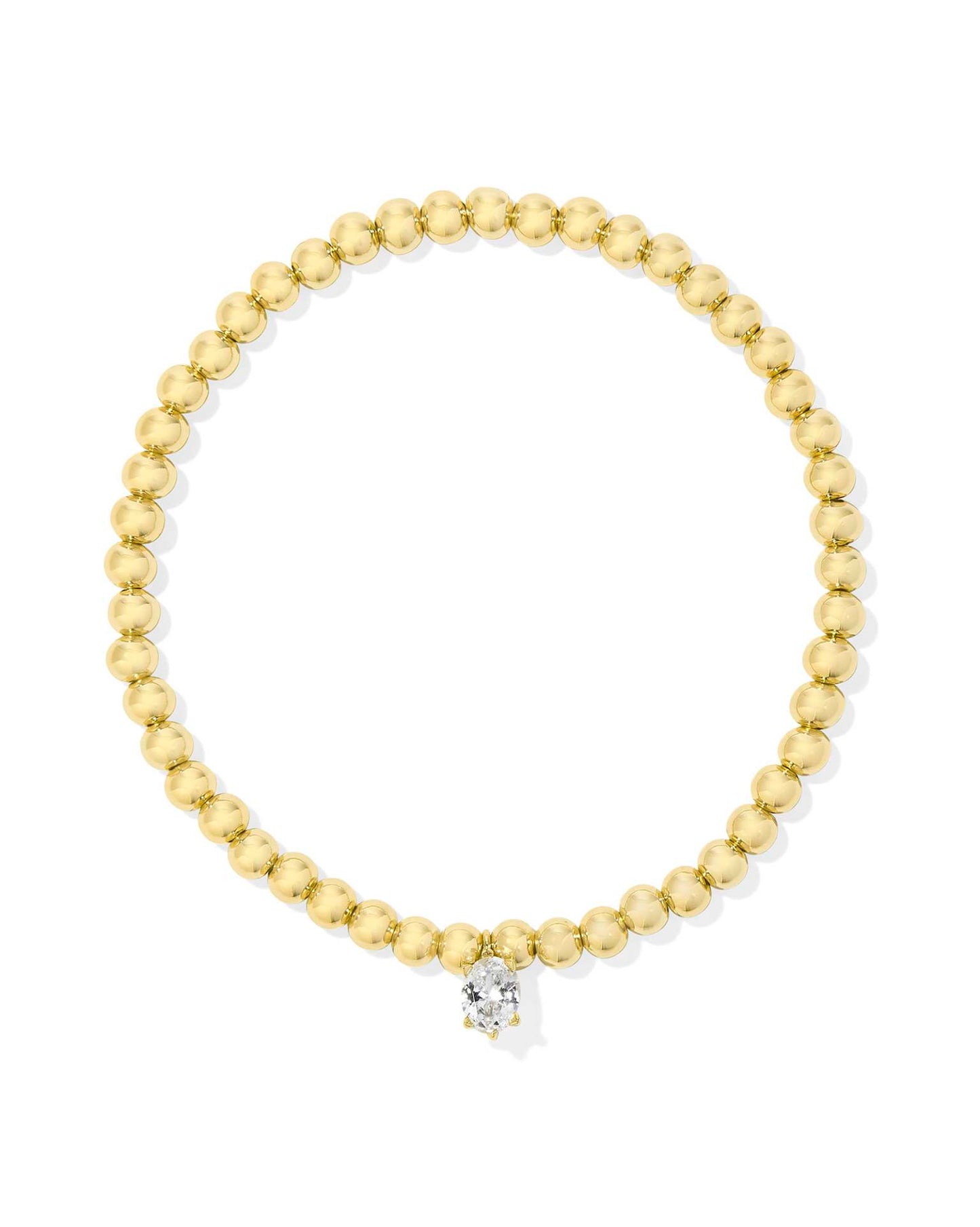 Cailin Stretch Bracelet White Crystal