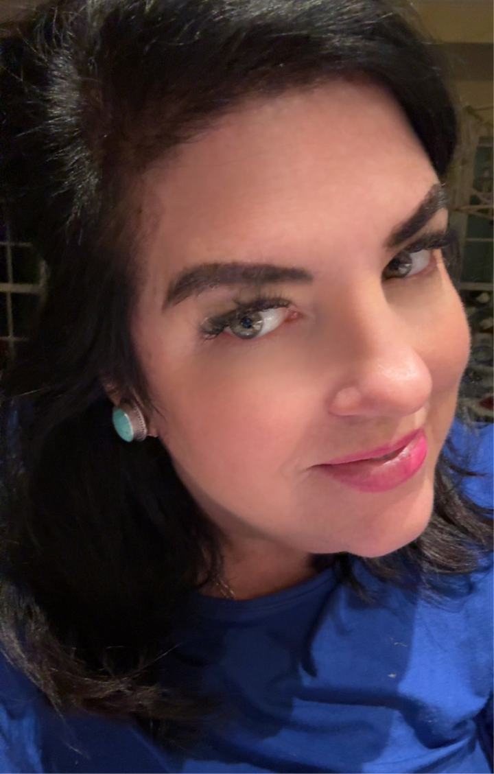Vintage Cloud Sterling Silver Turquoise earrings shown; available in small, medium, and large sizes.