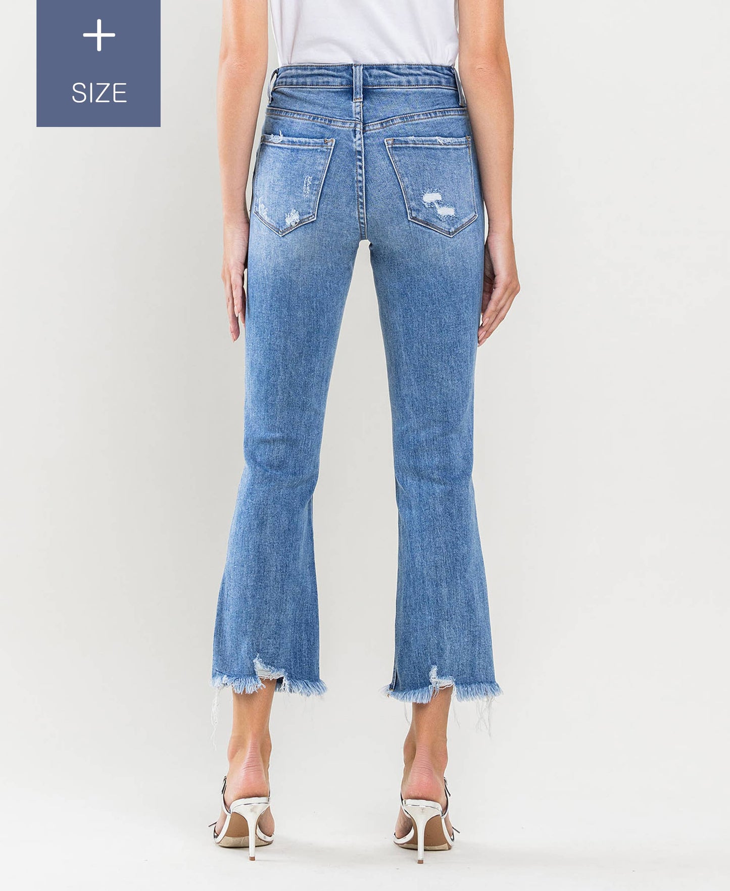 Amber High Rise Kick Flare Jeans