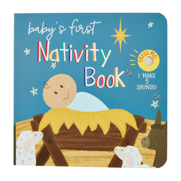 Nativity Sound Book with five sound effect buttons.