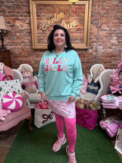 Whimsy Peppermint Skort | Multi