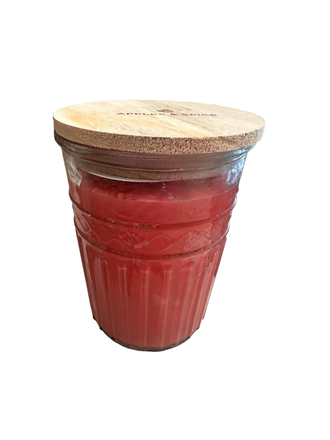 Timeless 12oz. Jar Candle in glass jar with wooden lid, made from soybean wax. Available in 12oz size.