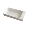 Guest Towel Holder keeps towels organized; available in small, medium, and large sizes. Sleek design fits powder rooms.