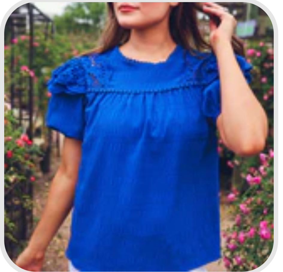 Kimber Eyelet Top