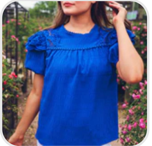 Kimber Eyelet Top