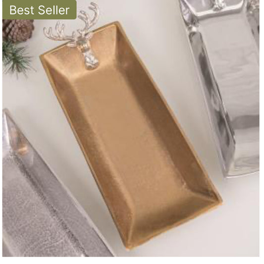 Gold Deer Texture tray