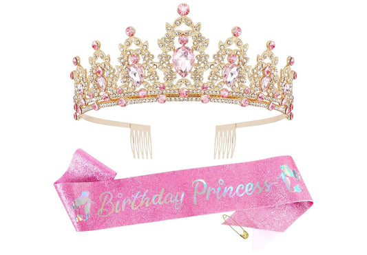 Pink Birthday Crown