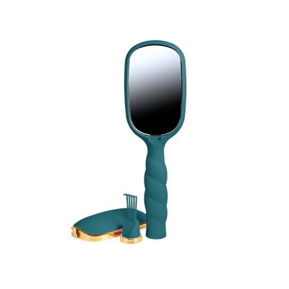 Teal “Boar Bristle Hair Brush - Teal With It” for frizz control and a glossy finish; available in small, medium, and large sizes.