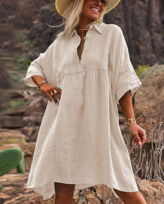 Polo Collared Resort Dress