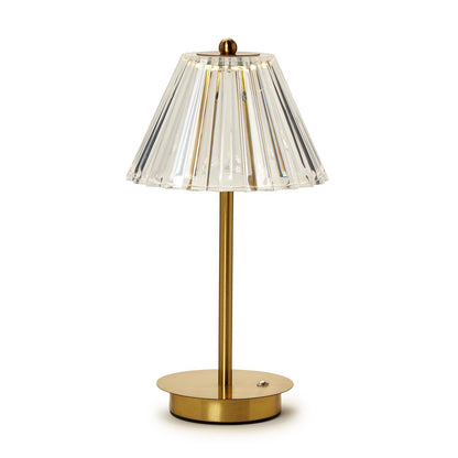 LED Portable Cordless Table Lamp with Acrylic Shade in Gift Box