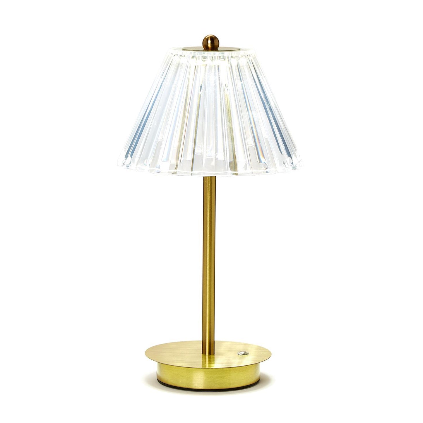 LED Portable Cordless Table Lamp with Acrylic Shade in Gift Box