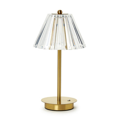 LED Portable Cordless Table Lamp with Acrylic Shade in Gift Box