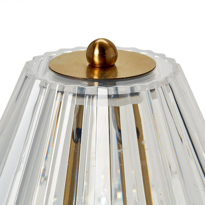 LED Portable Cordless Table Lamp with Acrylic Shade in Gift Box