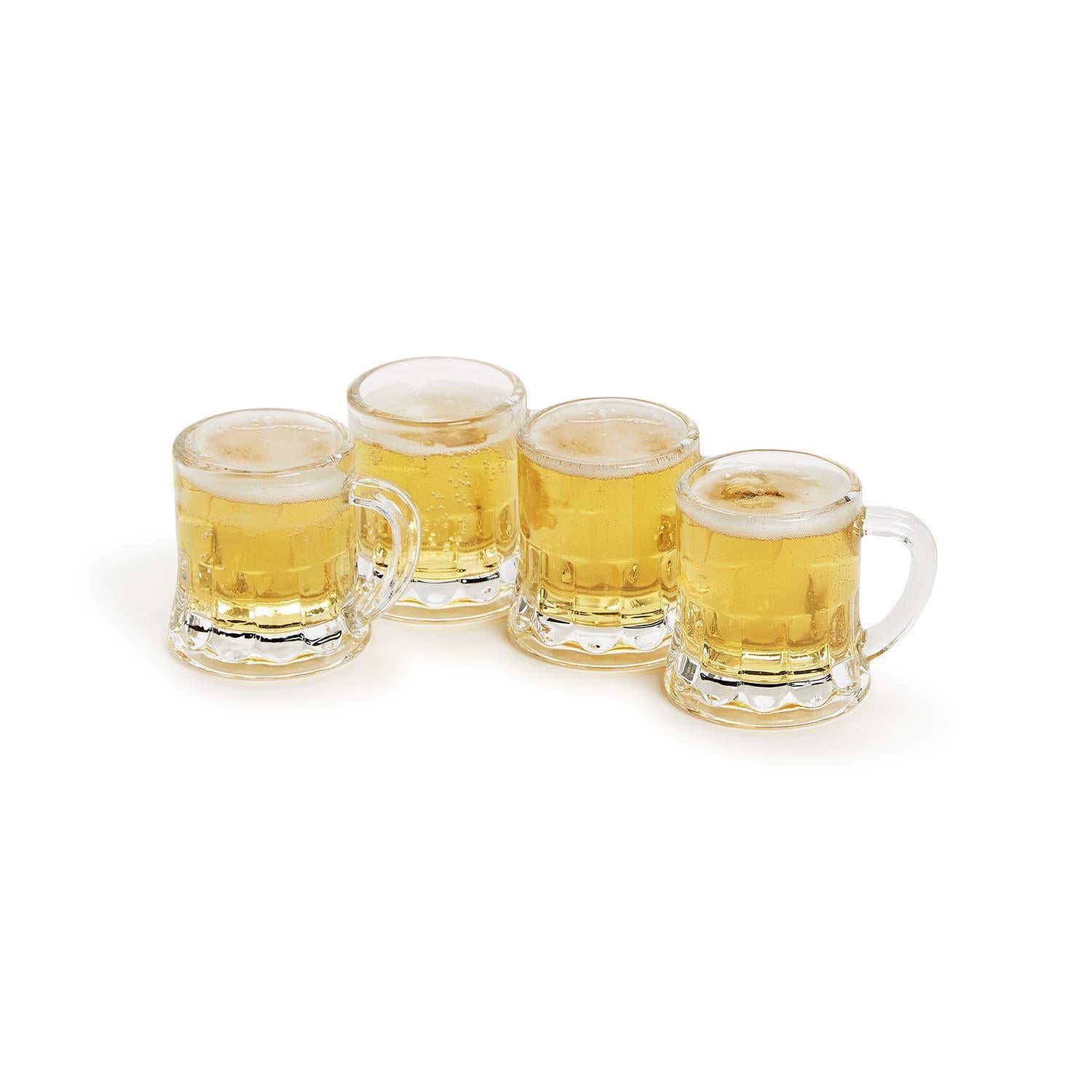 Mug Shots Shot Glass Set in Gift Box; compact set of shot glasses. Sizes available: standard shot glass size.