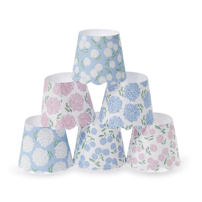 Hydrangea Paper Lampshade Cover | 6 Designs