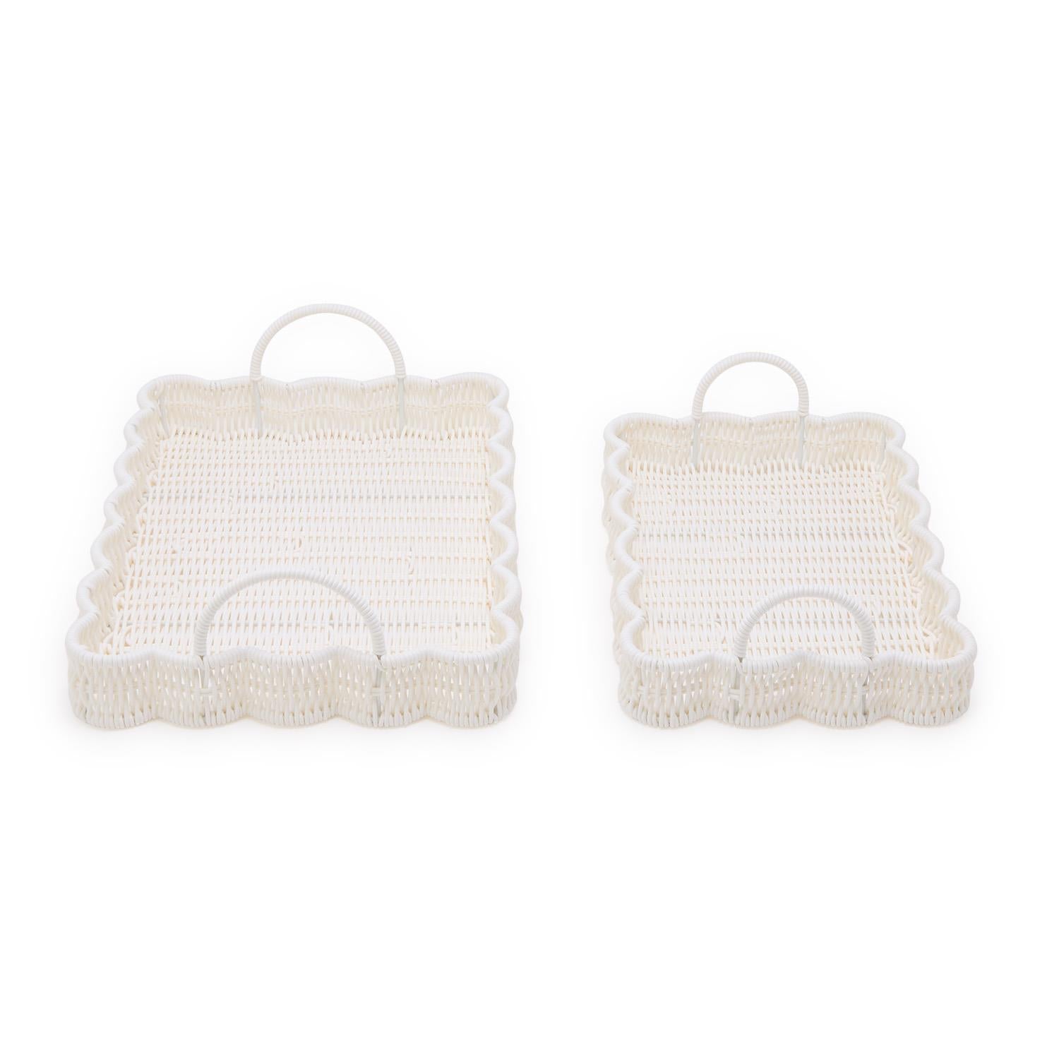 Everlee Jane Wicker Serving Trays - Thumbnail 4