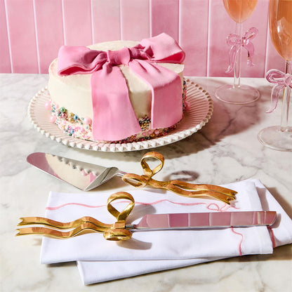 Bow Appétit Cake Server Set in Gift Box