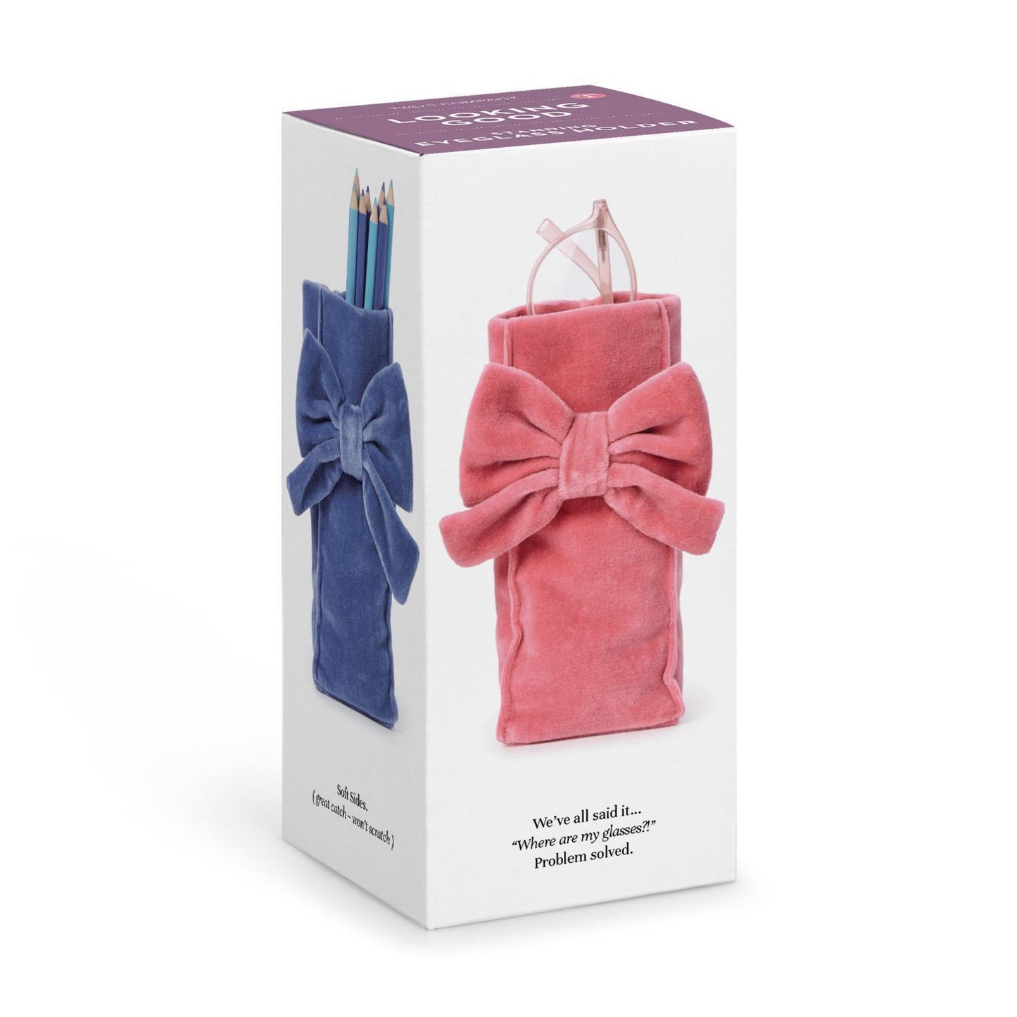 "Looking Good" Bow Standing Eyeglasses/Accessory Holder