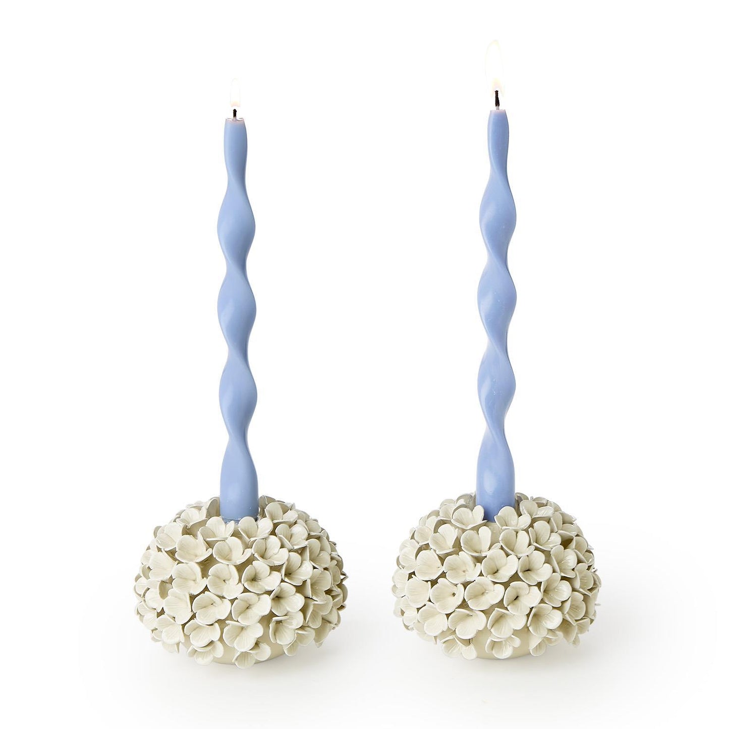 Hydrangea Flower Bud Vase/Taper Candle Holder