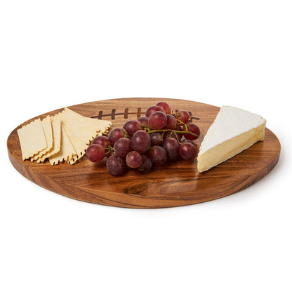 Football Double-Sided Sectional/Flat Serving Board, available in various sizes.