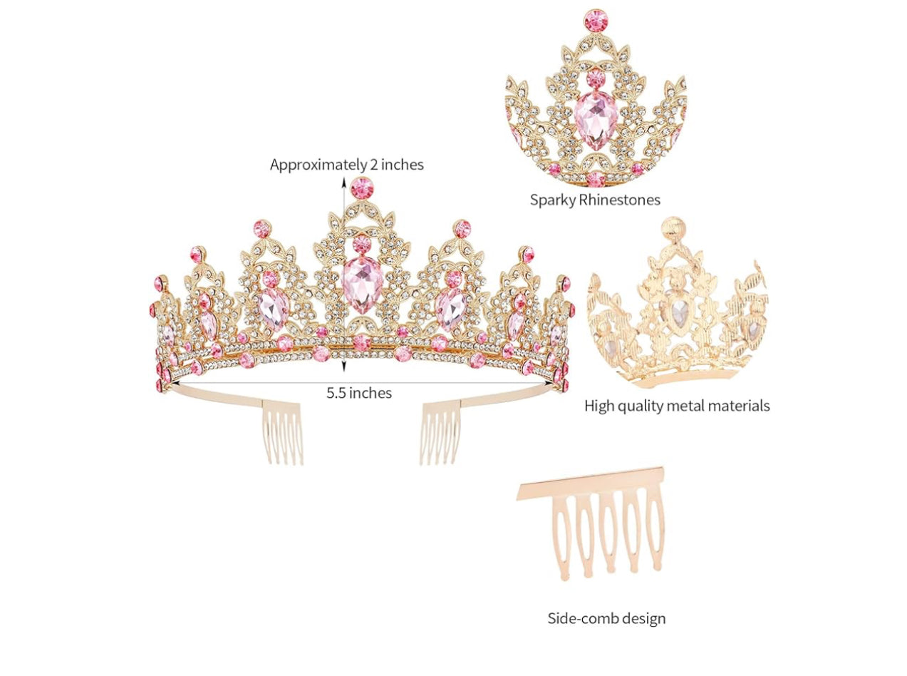 Pink Birthday Crown