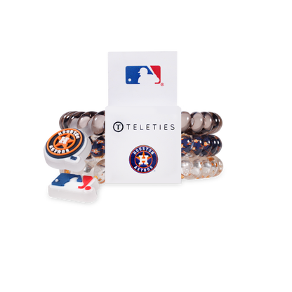 Spiral Hair Coils | Houston Astros Hair Ties